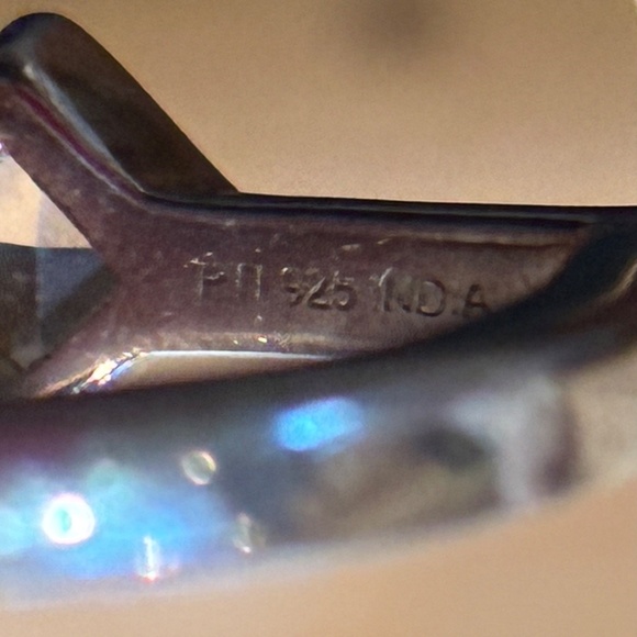 Sterling Silver 925 Dangle Earrings - Picture 4 of 4